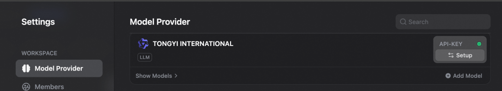 Dify console Dify console